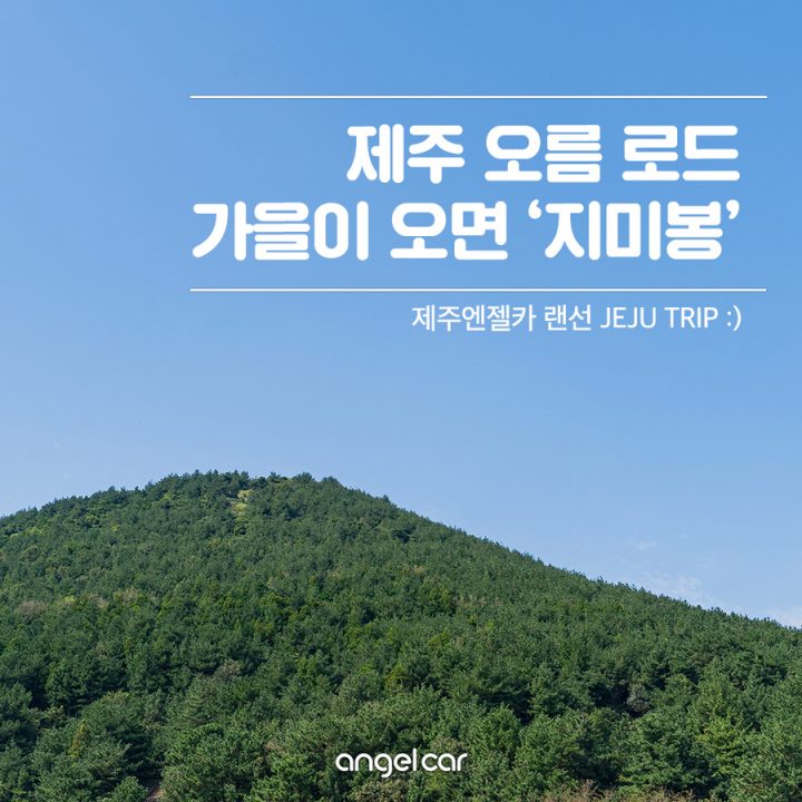 제주 오름 로드 :: 종달리 마을이 한눈에 '지미봉'