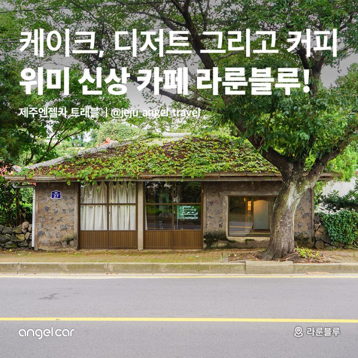 위미 신상 카페 라룬블루!