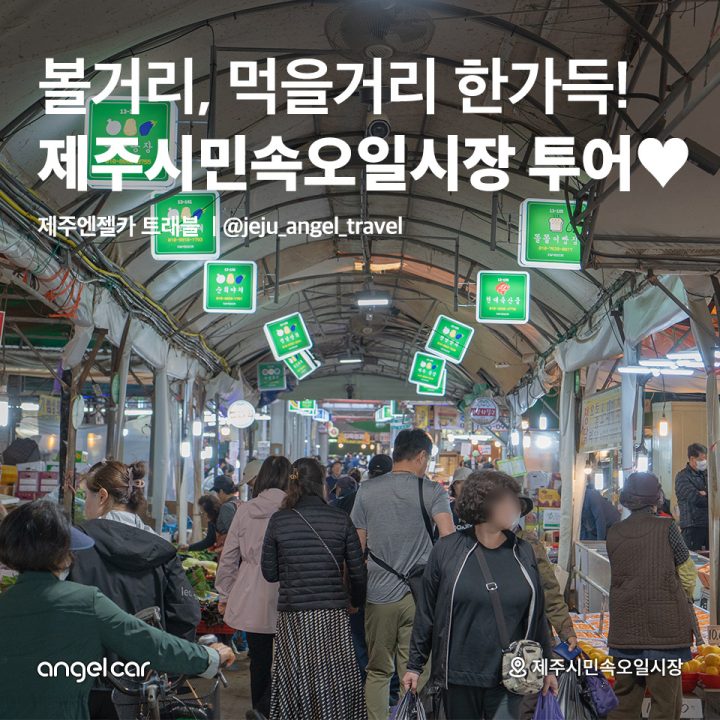 제주시민속오일시장 투어♥