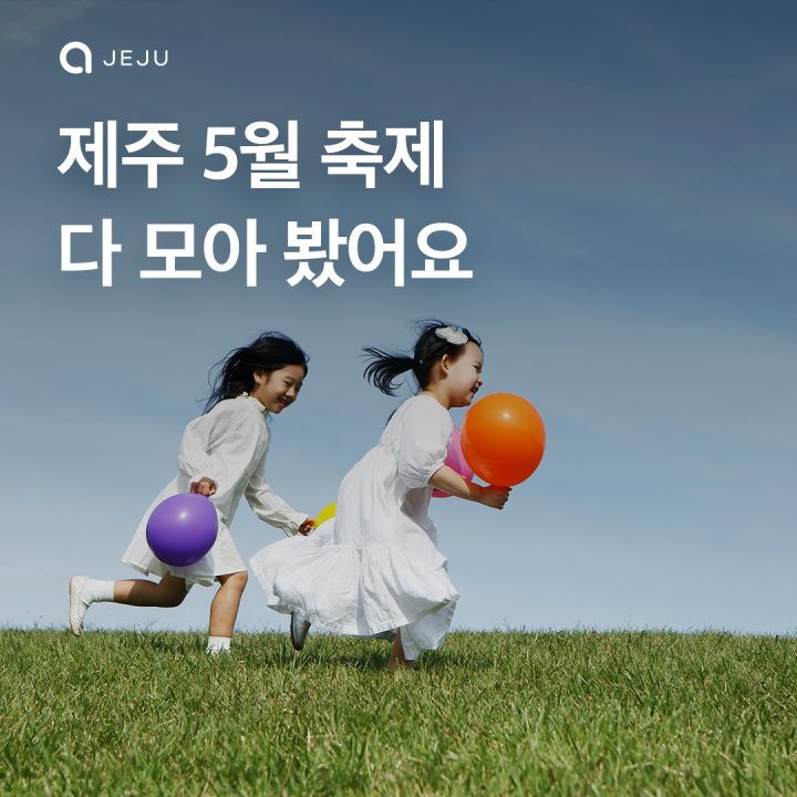 제주 5월 축제 다 모았어요!