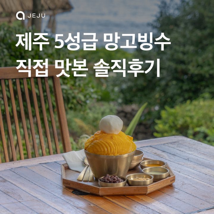 5성급 망고빙수 먹어봔?
