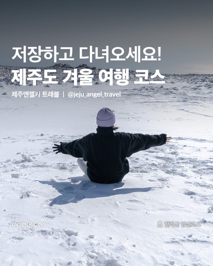 제주도 겨울 여행 코스 추천!