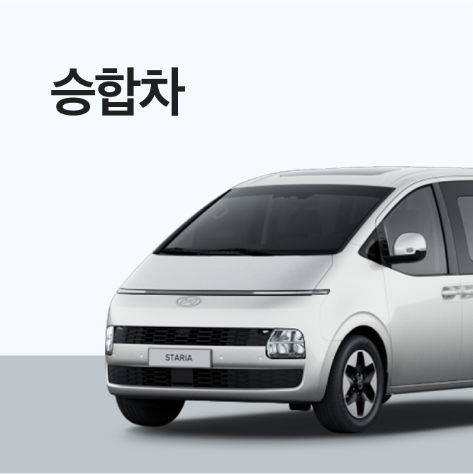 제주엔젤카 승합차 라인업